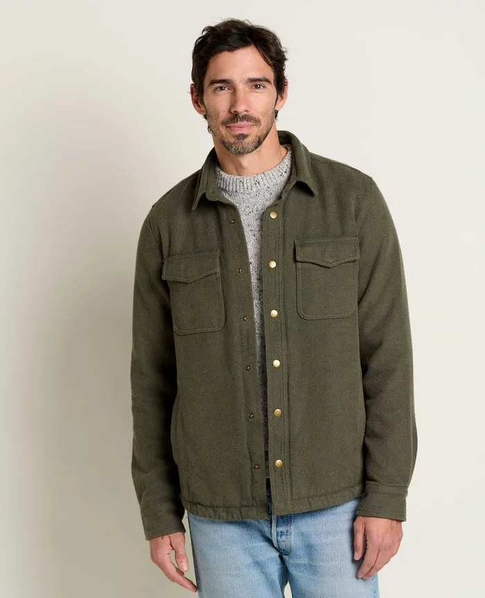 Jackets and Layers ToadandCo Men8217s Mojac III Shirt Jacket Olive