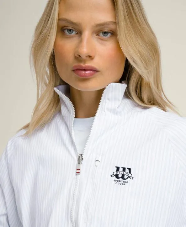 Jackets and Vests Women Wilson Fore Reversible Jacket Plein Air Bright White