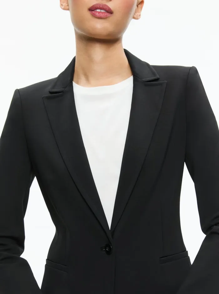 Jackets Coats Women Alice Olivia Breann Fitted Blazer Black