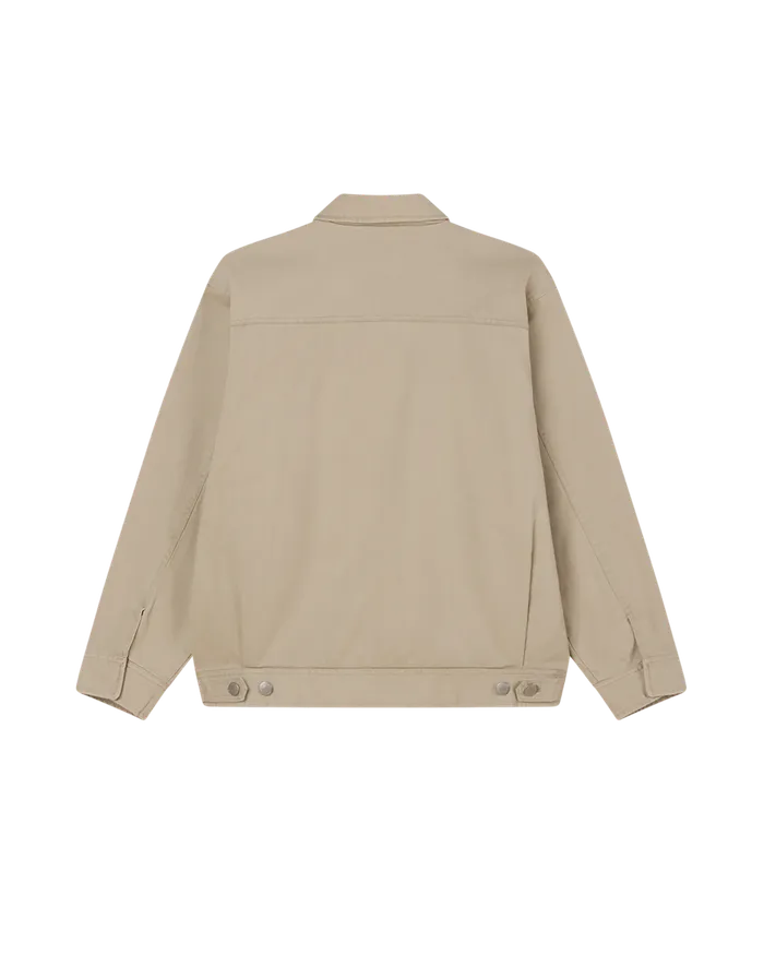 JACKETS Men TILTON WORK JACKET Silver Grey Faded Wash OBEY Clothing
