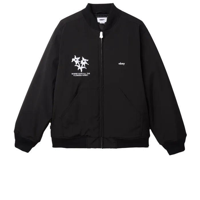 JACKETS Men TURNPIKE BOMBER JACKET Black OBEY Clothing