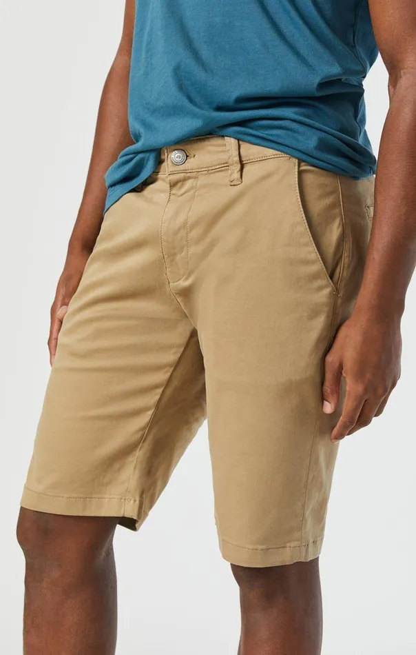Jacob Shorts In Khaki Twill Men Mavi Jeans Shorts Jacob Shorts In Khaki Twill Men Mavi Jeans Shorts