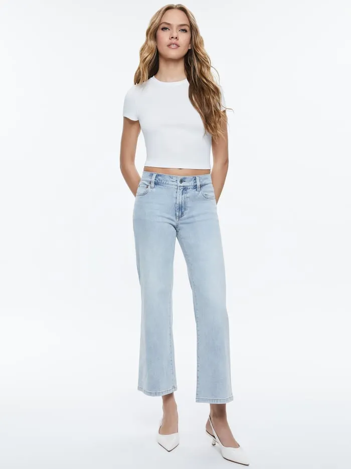 Jeans Women Alice Olivia Roxie Jean Rockstar Blue