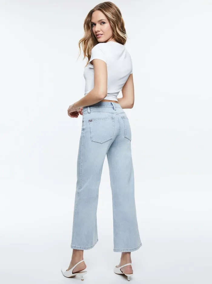 Jeans Women Alice Olivia Roxie Jean Rockstar Blue