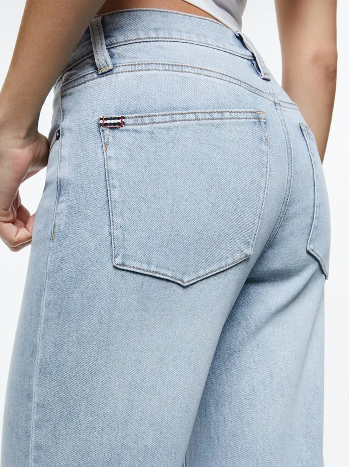 Jeans Women Alice Olivia Roxie Jean Rockstar Blue