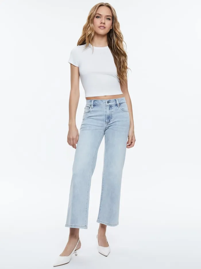 Jeans Women Alice Olivia Roxie Jean Rockstar Blue
