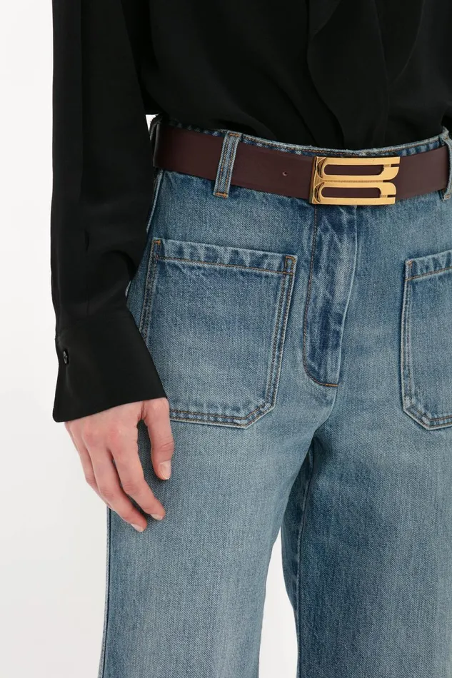 Jeans Women Victoria Beckham Alina Jean In Worn Blue Wash