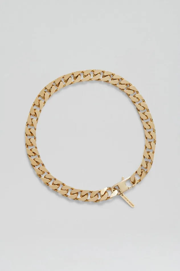 Jewelry Women Scanlan Theodore CHUNKY FLAT CHAIN CHOKER Lightgold Jewelry Women Scanlan Theodore CHUNKY FLAT CHAIN CHOKER Lightgold