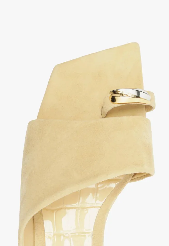 Jodie Flat Sandal Beige Women Schutz Shoes Flats