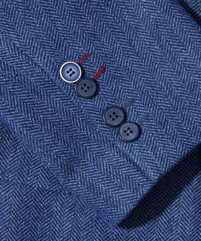 Joe Browns Coats and Jackets Men Handsome Herringbone Blazer Navy Joe Browns Coats and Jackets Men Handsome Herringbone Blazer Navy