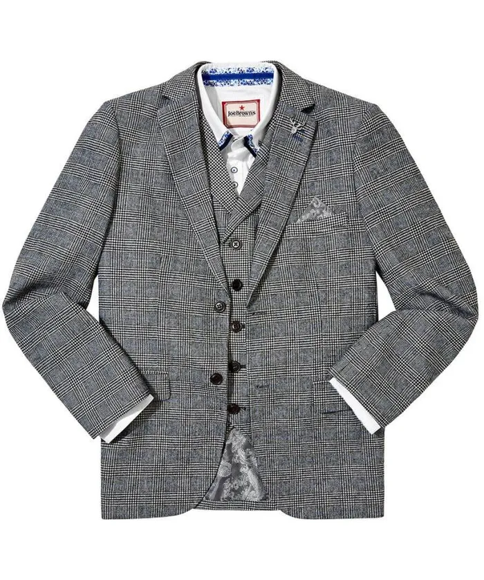 Joe Browns Coats and Jackets Men Marvellous Mix Blazer Grey Joe Browns Coats and Jackets Men Marvellous Mix Blazer Grey