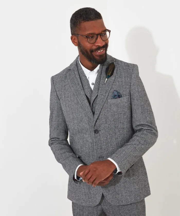 Joe Browns Coats and Jackets Men Tailored To Perfection Blazer Grey