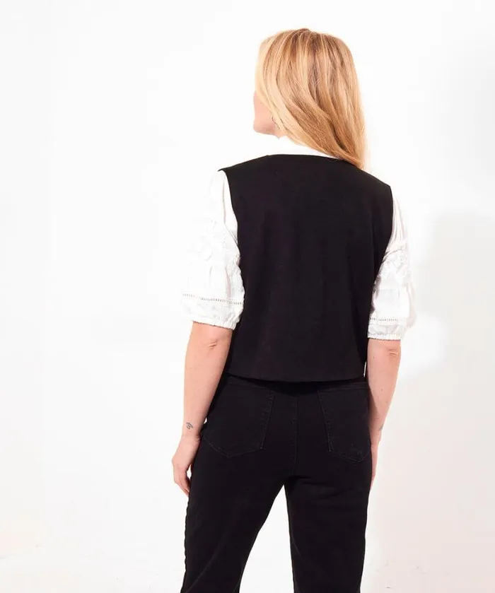 Joe Browns Coats and Jackets Women Enchanting Embroidered Waistcoat Black Joe Browns Coats and Jackets Women Enchanting Embroidered Waistcoat Black