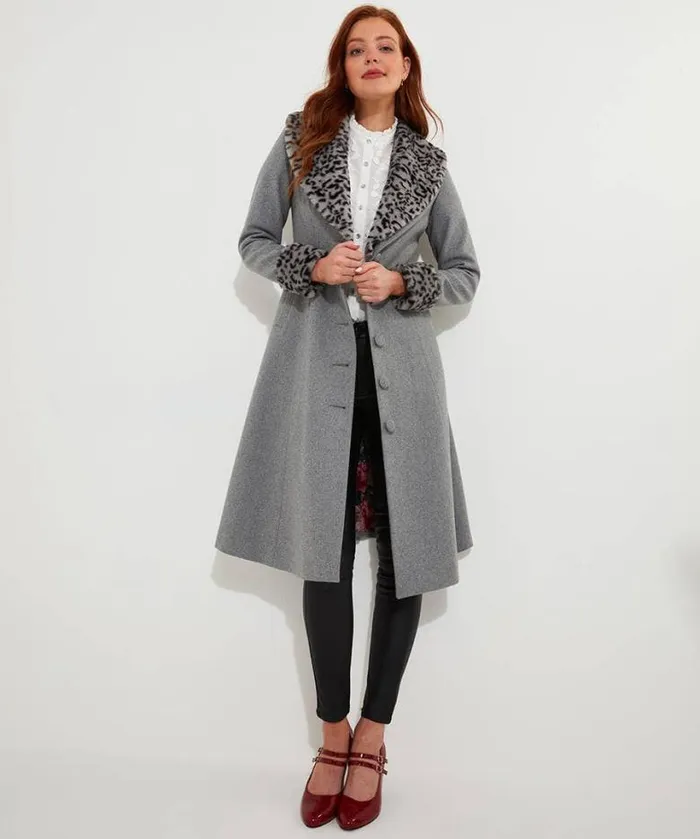 Joe Browns Coats and Jackets Women Very Vintage Coat Grey Joe Browns Coats and Jackets Women Very Vintage Coat Grey