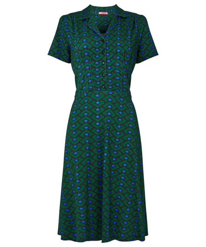 Joe Browns Dresses Women Vintage Vibes Jersey Dress Green Joe Browns Dresses Women Vintage Vibes Jersey Dress Green