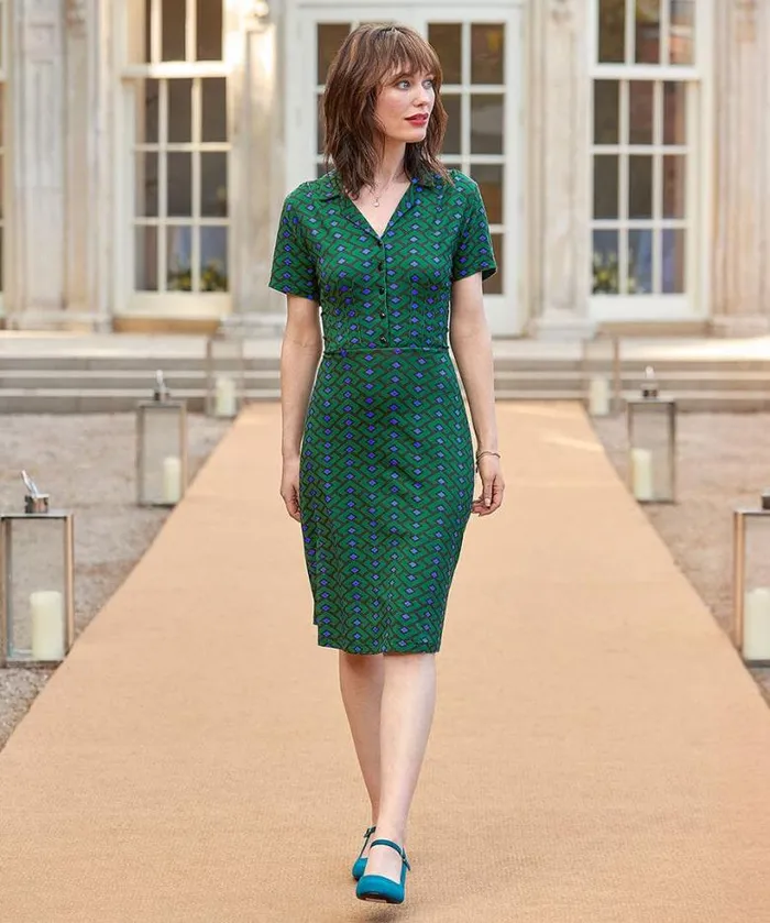 Joe Browns Dresses Women Vintage Vibes Jersey Dress Green Joe Browns Dresses Women Vintage Vibes Jersey Dress Green