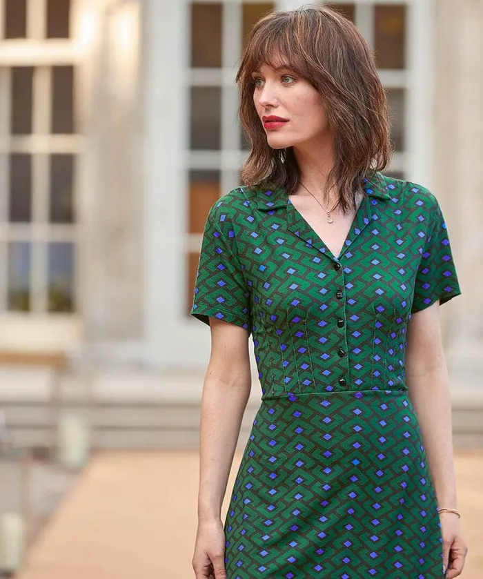 Joe Browns Dresses Women Vintage Vibes Jersey Dress Green Joe Browns Dresses Women Vintage Vibes Jersey Dress Green