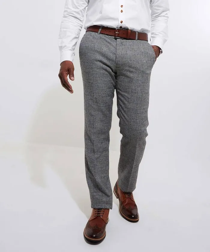 Joe Browns Jeans and Trousers Men Marvellous Mix Trousers Grey