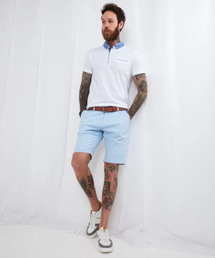Joe Browns Jeans and Trousers Men Sensational Summer Shorts Pale Blue