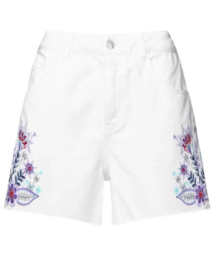 Joe Browns Jeans and Trousers Women Forever Free Embroidered Shorts White Joe Browns Jeans and Trousers Women Forever Free Embroidered Shorts White