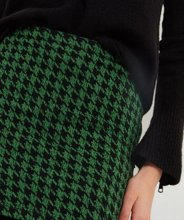 Joe Browns Jeans and Trousers Women Rock Dogstooth Skirted Legging Green Joe Browns Jeans and Trousers Women Rock Dogstooth Skirted Legging Green