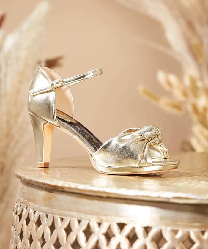 Joe Browns Shoes Sandals and Boots Women A Glamourous Night Shoes Gold