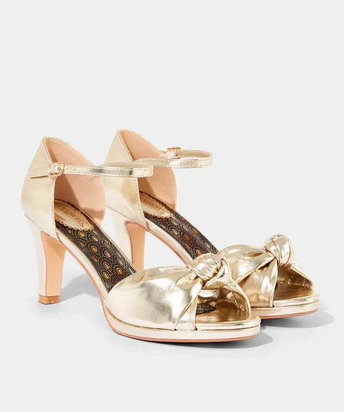 Joe Browns Shoes Sandals and Boots Women A Glamourous Night Shoes Gold Joe Browns Shoes Sandals and Boots Women A Glamourous Night Shoes Gold