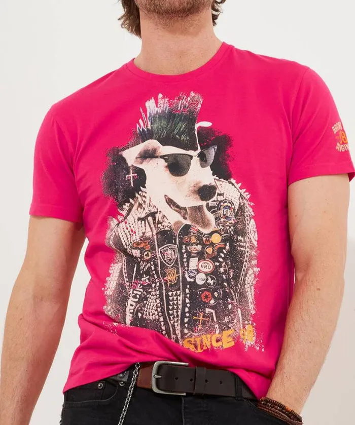 Joe Browns TShirts and Tops Men Good Times Tee Pink Joe Browns TShirts and Tops Men Good Times Tee Pink