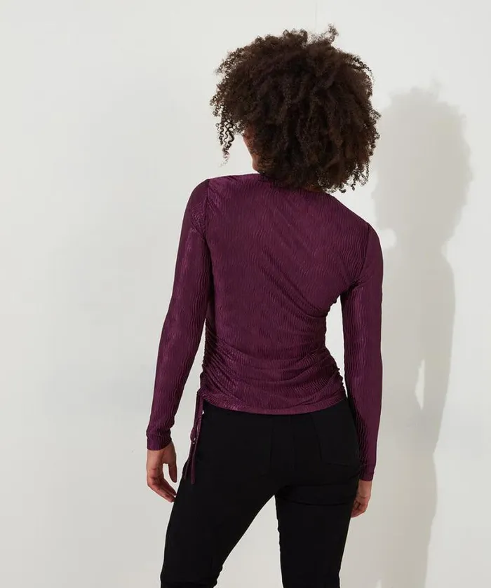 Joe Browns Tops Tunics and Blouses Women Callie High Neck Top Plum Joe Browns Tops Tunics and Blouses Women Callie High Neck Top Plum