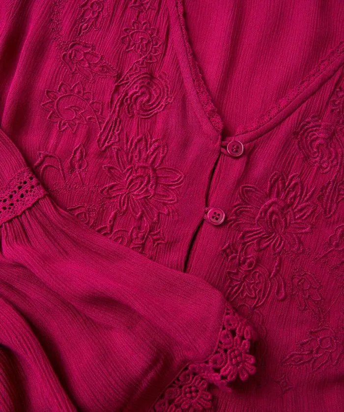 Joe Browns Tops Tunics and Blouses Women Ever So Pretty Embroidered Tunic Top Pink Joe Browns Tops Tunics and Blouses Women Ever So Pretty Embroidered Tunic Top Pink