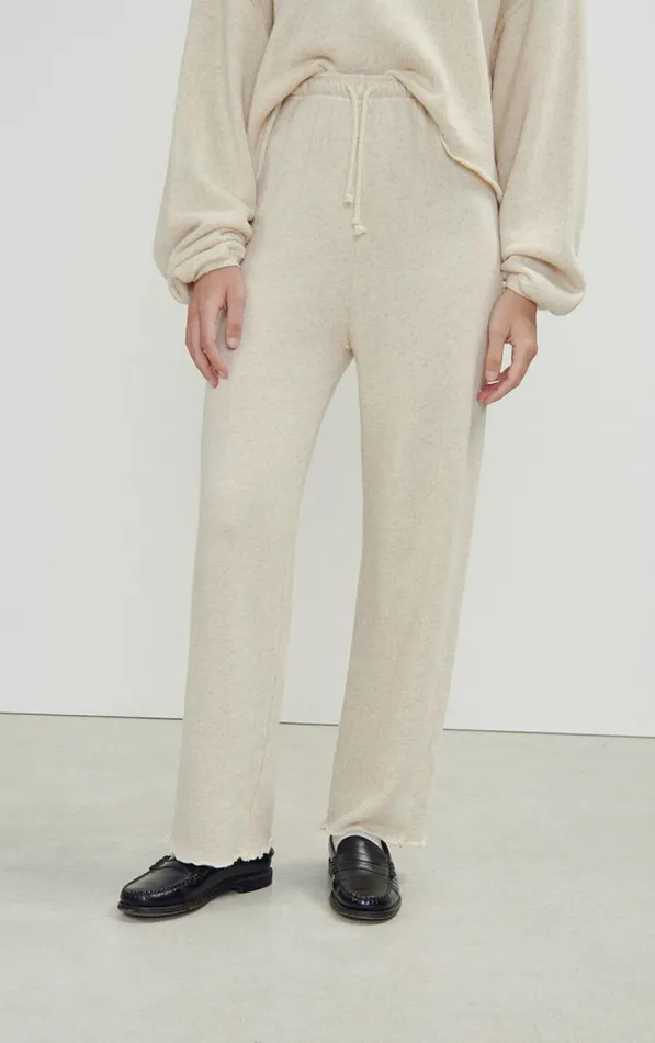 Joggers Itonay Melange Ecru Women American Vintage Joggers and Leggings