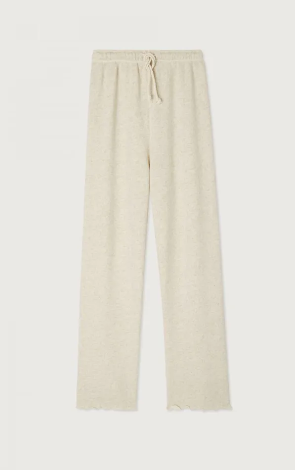 Joggers Itonay Melange Ecru Women American Vintage Joggers and Leggings Joggers Itonay Melange Ecru Women American Vintage Joggers and Leggings
