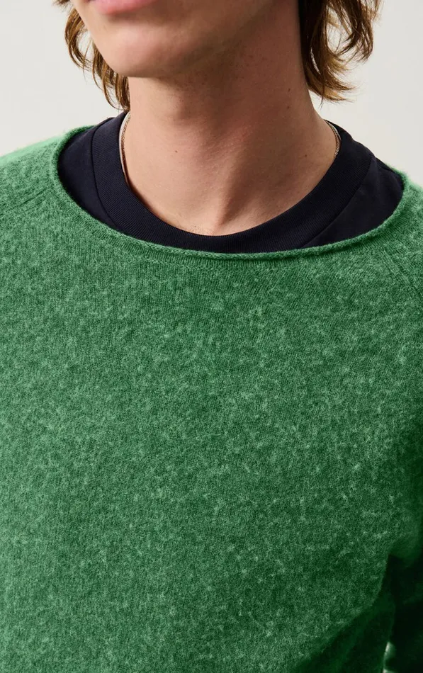 Jumper Docatown Forest Melange Men American Vintage Jumpers and Cardigans Jumper Docatown Forest Melange Men American Vintage Jumpers and Cardigans