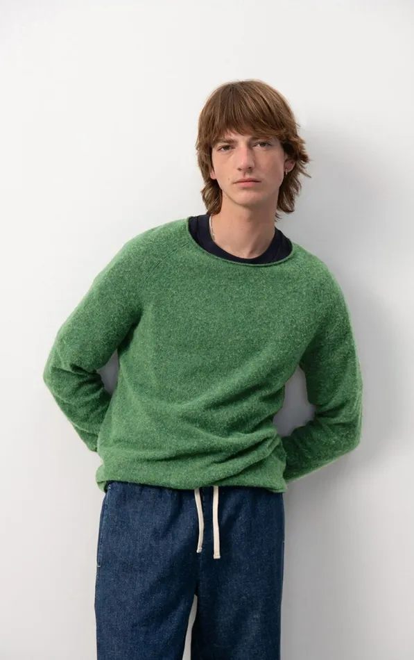 Jumper Docatown Forest Melange Men American Vintage Jumpers and Cardigans Jumper Docatown Forest Melange Men American Vintage Jumpers and Cardigans