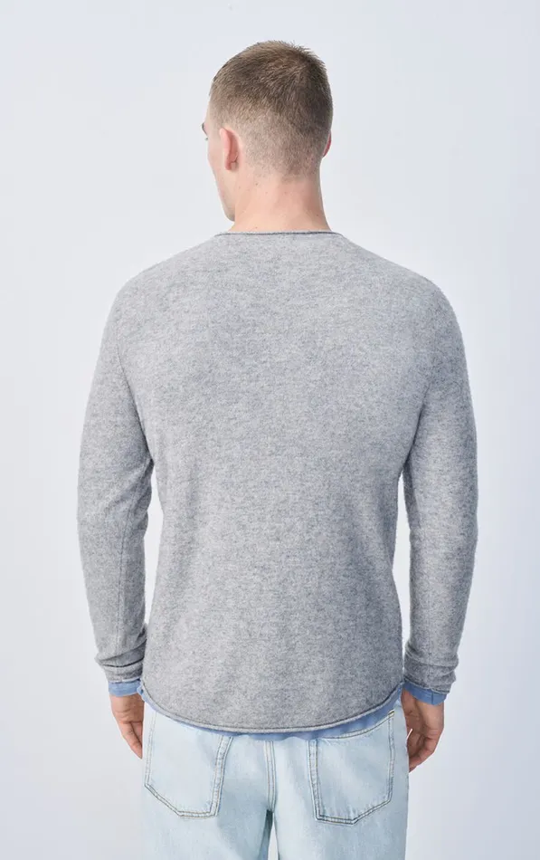 Jumper Ducksbay Heather Grey Men American Vintage Jumpers and Cardigans Jumper Ducksbay Heather Grey Men American Vintage Jumpers and Cardigans