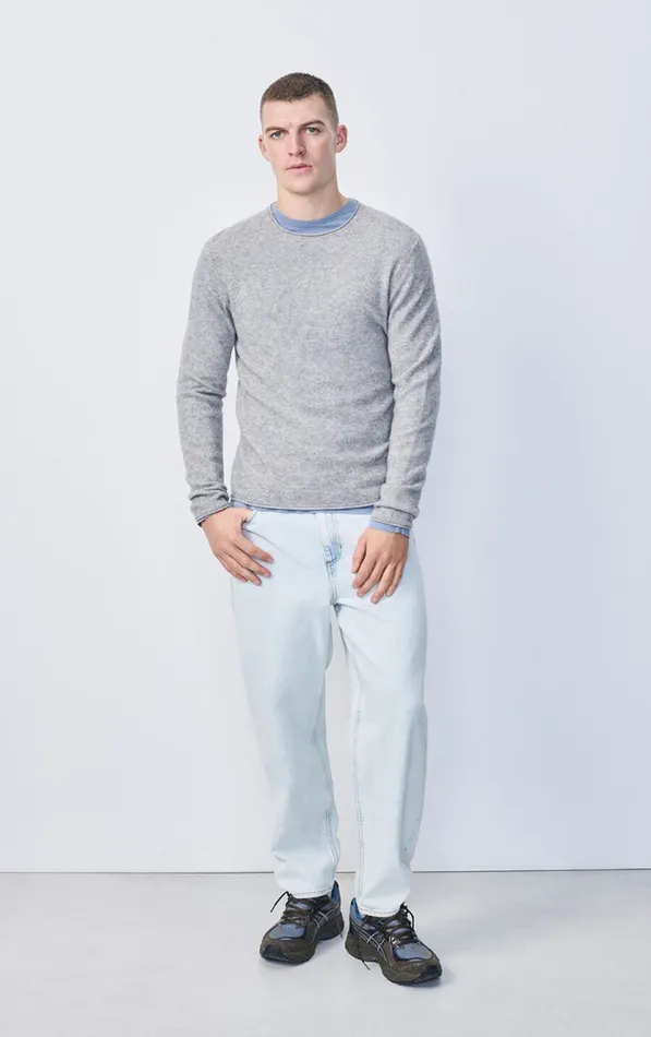 Jumper Ducksbay Heather Grey Men American Vintage Jumpers and Cardigans Jumper Ducksbay Heather Grey Men American Vintage Jumpers and Cardigans