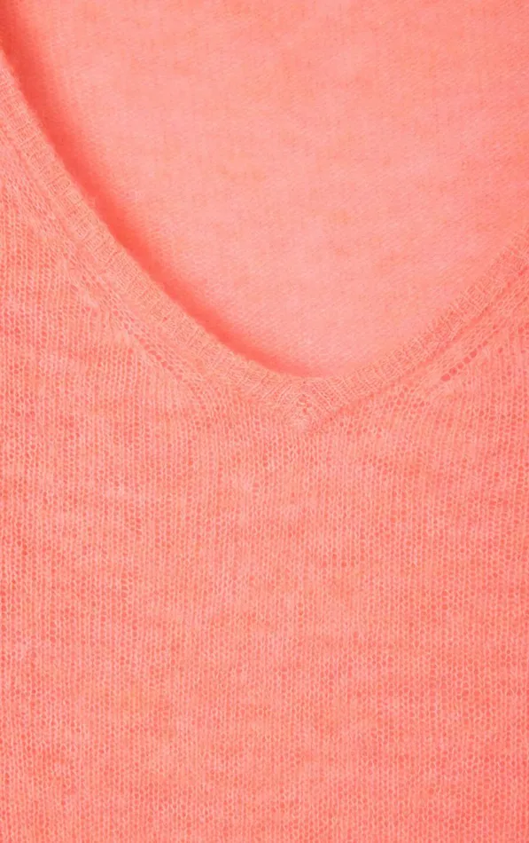 Jumper Dumy Fluorescent Coral Women American Vintage Jumpers and Cardigans Jumper Dumy Fluorescent Coral Women American Vintage Jumpers and Cardigans