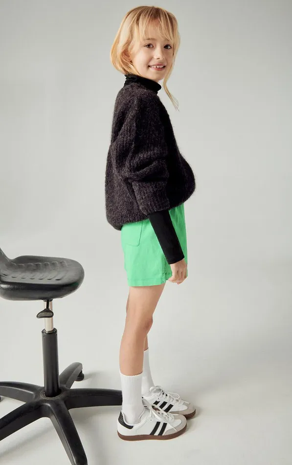Jumper East Melange Charcoal Kids American Vintage Jumpers and Cardigans Jumper East Melange Charcoal Kids American Vintage Jumpers and Cardigans