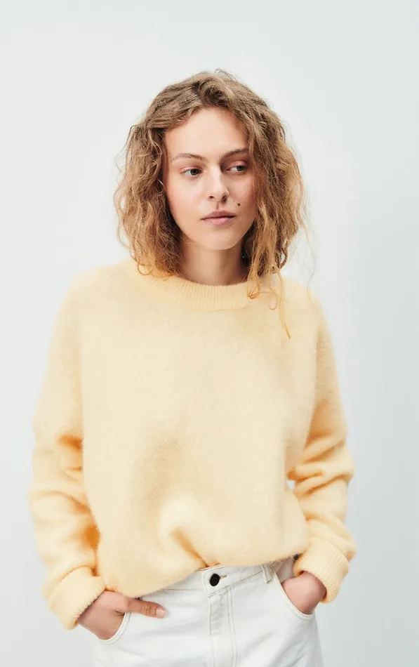 Jumper Vitow Melange Cheesecake Women American Vintage Jumpers and Cardigans