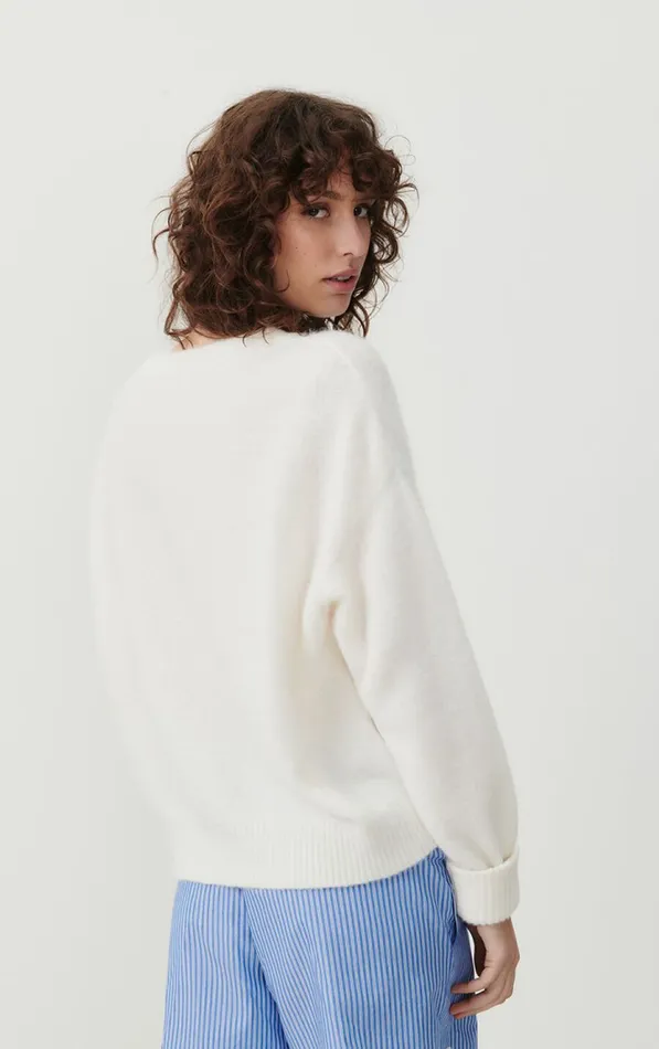 Jumper Vitow White Women American Vintage Jumpers and Cardigans Jumper Vitow White Women American Vintage Jumpers and Cardigans