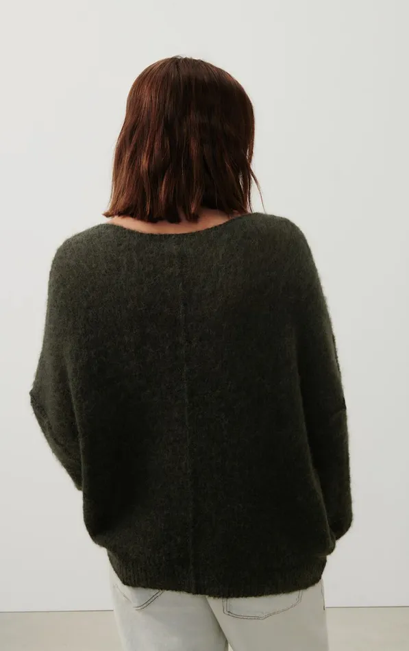Jumper Yanbay Melange Charcoal Women American Vintage Jumpers and Cardigans Jumper Yanbay Melange Charcoal Women American Vintage Jumpers and Cardigans
