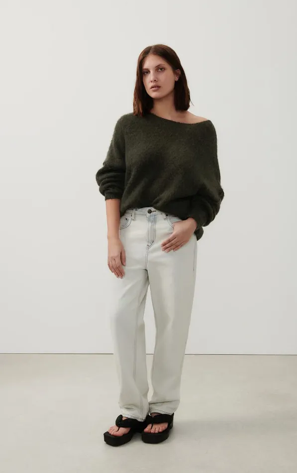Jumper Yanbay Melange Charcoal Women American Vintage Jumpers and Cardigans Jumper Yanbay Melange Charcoal Women American Vintage Jumpers and Cardigans