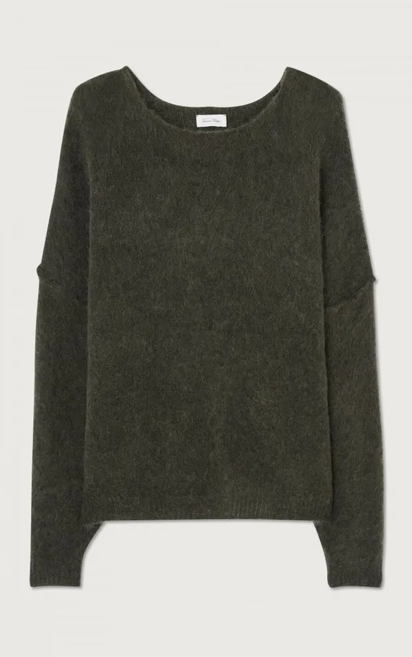 Jumper Yanbay Melange Charcoal Women American Vintage Jumpers and Cardigans Jumper Yanbay Melange Charcoal Women American Vintage Jumpers and Cardigans