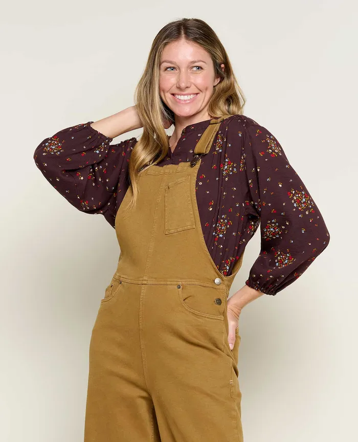 Jumpsuits and Overalls ToadandCo Women8217s Balsam Seeded Denim Overall Honey Brown
