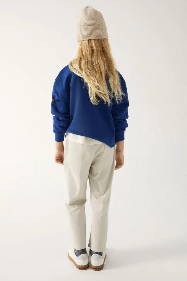 Kids Blue Great B Sweatshirt Ecoalf Sweatshirts