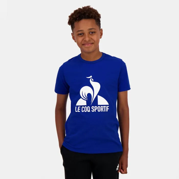 Kids Le Coq Sportif Tshirts Essentiels Tshirt Enfant Bleu Electro