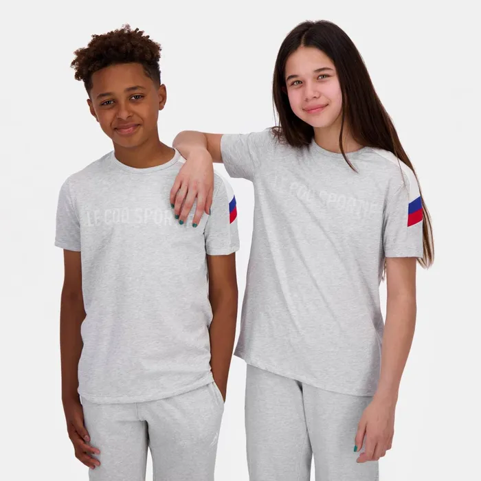 Kids Le Coq Sportif Tshirts Tricolore Tshirt Enfant