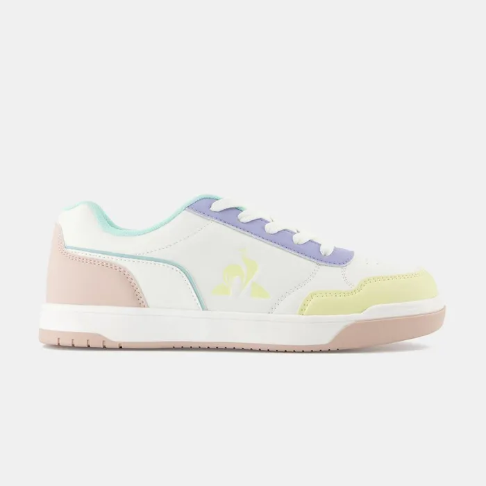 Kids Le Coq Sportif Teenager CHAUSSURES ADO Shoes LCS COURT BREAKER GIRL GS Kids Optical White Pink Kids Le Coq Sportif Teenager CHAUSSURES ADO Shoes LCS COURT BREAKER GIRL GS Kids Optical White Pink