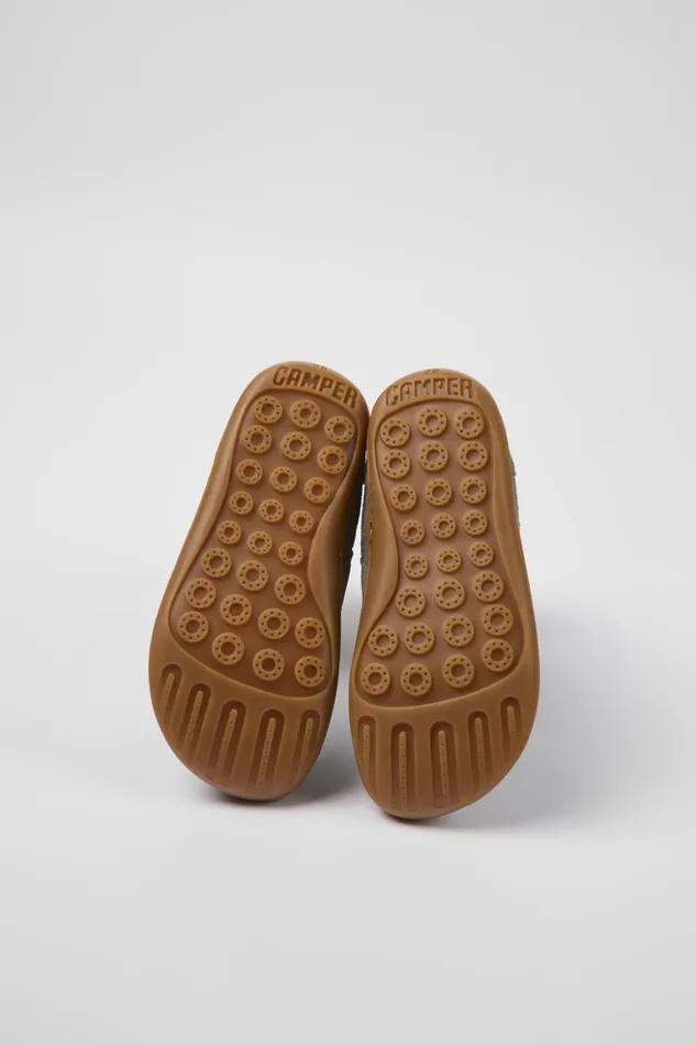 Kids Peu Gray Nubuck Boots For Kids Camper Boots Kids Peu Gray Nubuck Boots For Kids Camper Boots