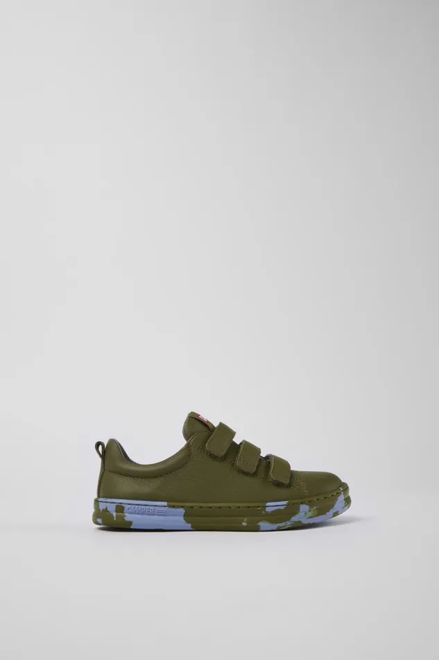 Kids Runner Green Leather Sneaker Camper Sneakers Kids Runner Green Leather Sneaker Camper Sneakers